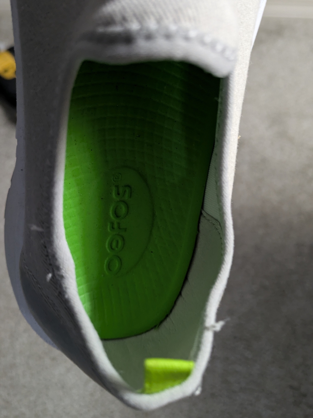 OoFos Oomg eeZee Womens 8 Gray Slip-on Comfort Recovery Shoes - Picture 5 of 6